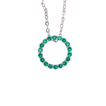 Traditions Jewelry Company Birthstone Collection Circle Pendant Necklace