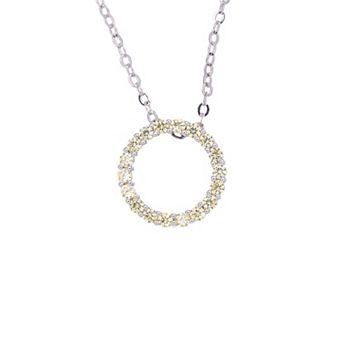 Traditions Jewelry Company Birthstone Collection Circle Pendant Necklace
