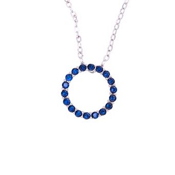 Traditions Jewelry Company Birthstone Collection Circle Pendant Necklace