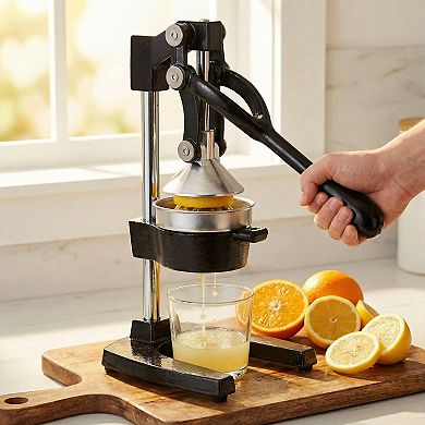 Kitchen Cast-Iron Orange Juice Squeezer - Heavy Duty Professional Citrus Juicer