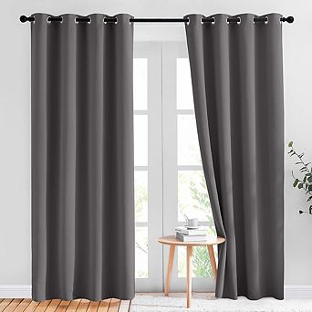 Blackout Curtains Thermal Drapes for Room Darkening & Light Blocking