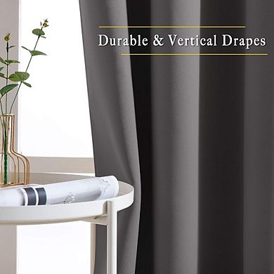 Blackout Curtains Thermal Drapes for Room Darkening & Light Blocking