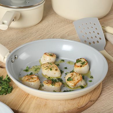 Gibson Home Barnsdall 10 Piece Premium Ceramic Nonstick Pots and Pans Aluminum Cookware Set