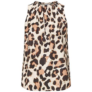 Lascana Women's High Neck Sleeveless Blouse