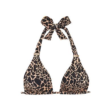 Lascana Women's Giraffe Print Triangle Bikini Top