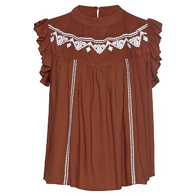 Lascana Women's Embroidered Blouse