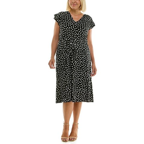 Женские платья Nina Leonard Women's Nina Leonard Fit & Flare Dress