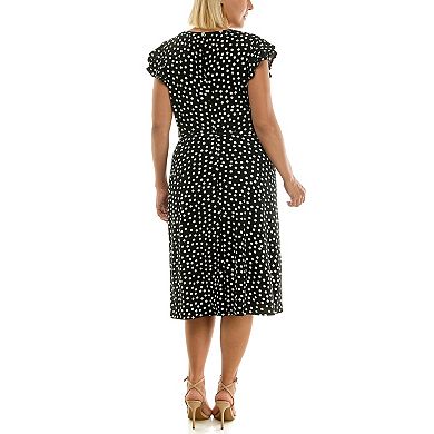 Women's Nina Leonard Fit & Flare Dress