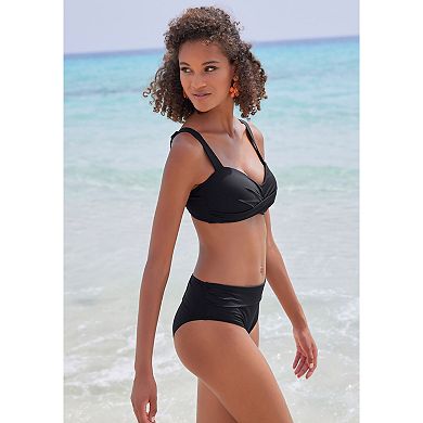 Lascana Women's High Waisted Bikini Bottom