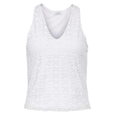 Lascana Women's Lace V-Neck Top
