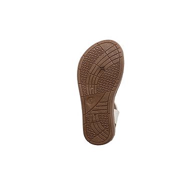 bebe Toddler Girls Strappy Sandals Hook and Loop Closure