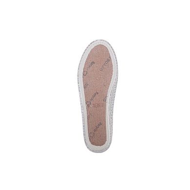 bebe Womens Jelly Flats with Charms Slip On Lightweight Shoes