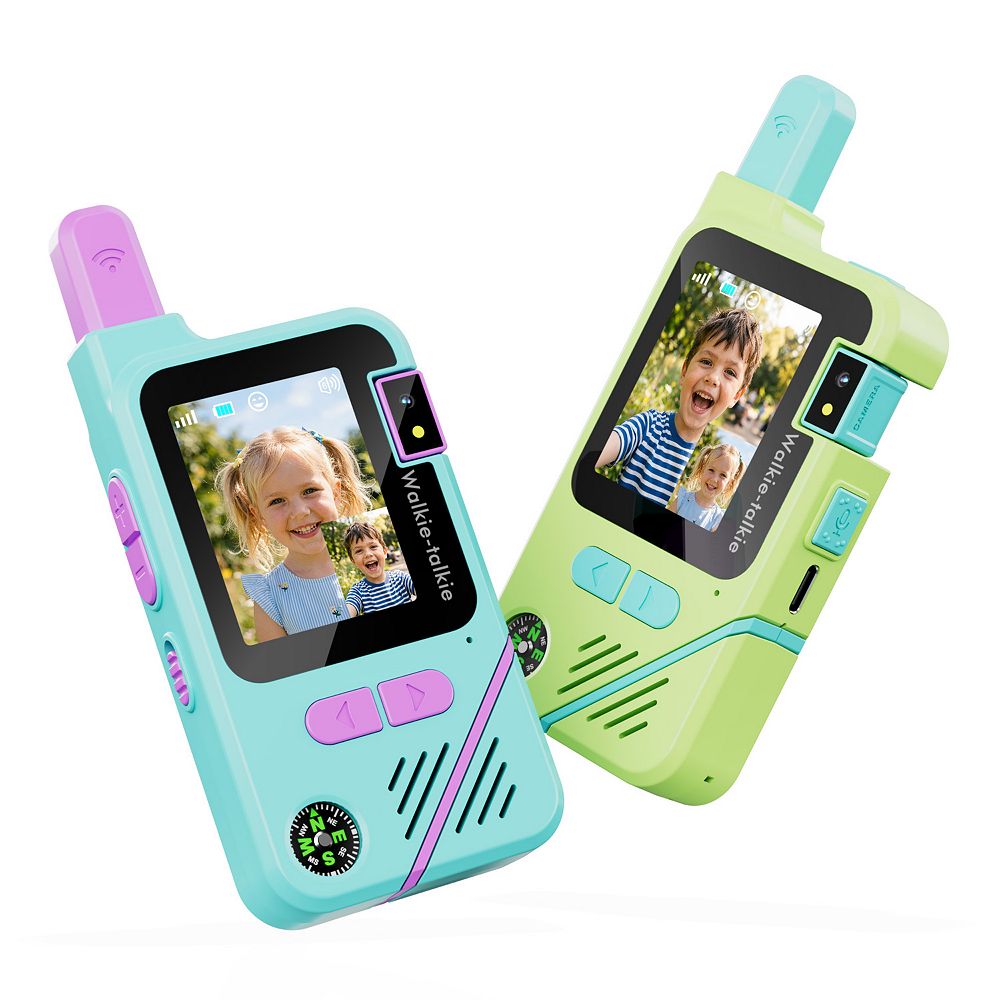 Contixo TK1 Kids Video Walkie Talkies - Set of 2, Video & Voice