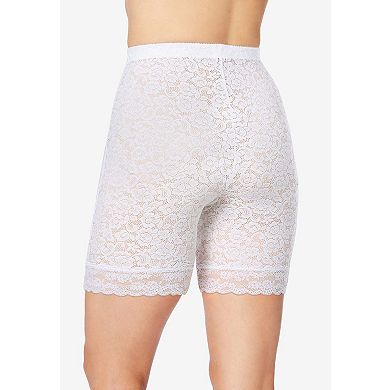 Comfort Choice Plus Size Lace Slip-Short Boxer
