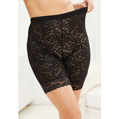 Comfort Choice Plus Size Lace Slip-Short Boxer