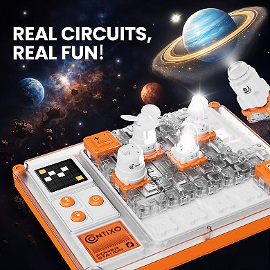Contixo CB1 Kids Circuit Builder Kit, 500+ Experiments STEM Learning Set, Snap-Together Electronics