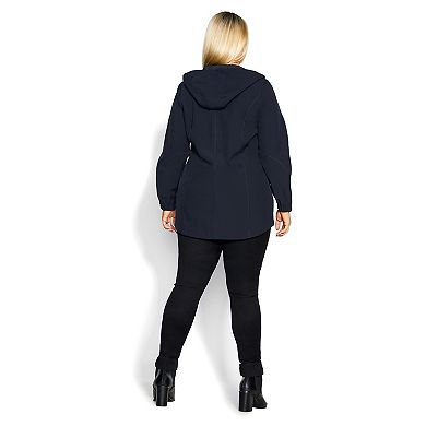 Avenue Women's Plus Size Weatherproof Outdoor Jacket
