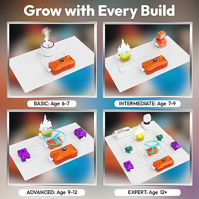 Contixo ST36 STEM Circuit Kit with Wires Electronic Building Toy for Kids Ages 6+