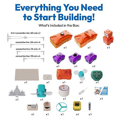 Contixo ST36 STEM Circuit Kit with Wires Electronic Building Toy for Kids Ages 6+