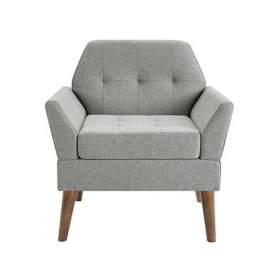 510 Design Newtin Mid-Century Modern Upholstered Arm Chair