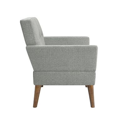 510 Design Newtin Mid-Century Modern Upholstered Arm Chair