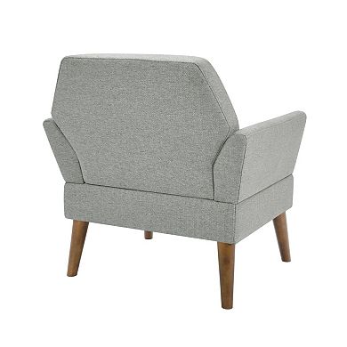 510 Design Newtin Mid-Century Modern Upholstered Arm Chair