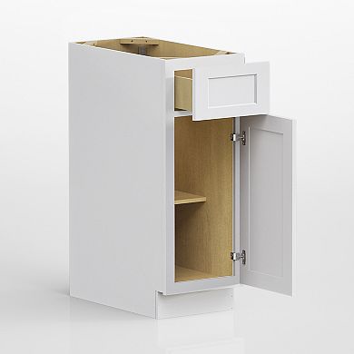 Kitchen Base Cabinets with 1-Drawer and Adjustable Shelf