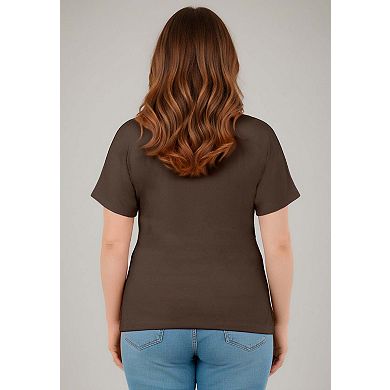 Avenue Women's Plus Size Audrey Twist Knot Top