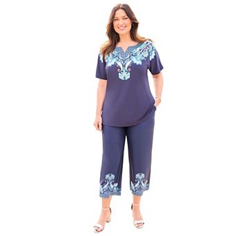 Catherines Women's Plus Size Anywear Dolman Top