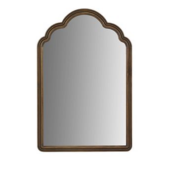 Madison Park Marbella Scalloped Wood Wall Mirror