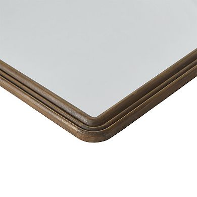 Madison Park Marbella Scalloped Wood Wall Mirror