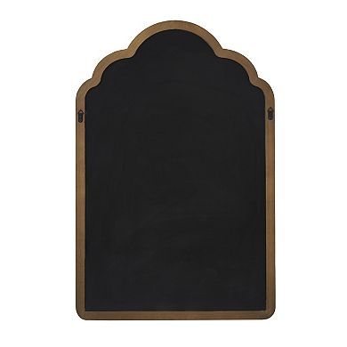 Madison Park Marbella Scalloped Wood Wall Mirror