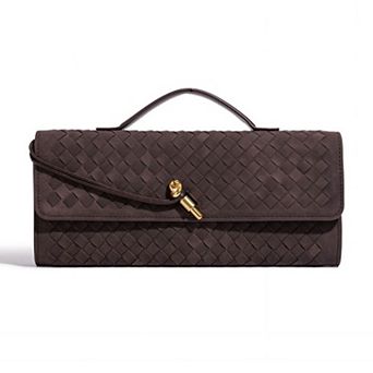 Adornia Woven Baguette Bag