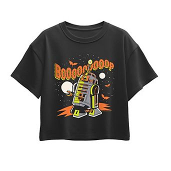 Girls 7-16 Star Wars R2-D2 Boooop Boxy Tee