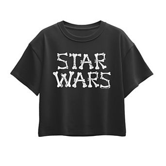 Girls 7-16 Star Wars Bones Logo Boxy Tee