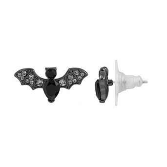 LC Lauren Conrad Batty Button Earrings
