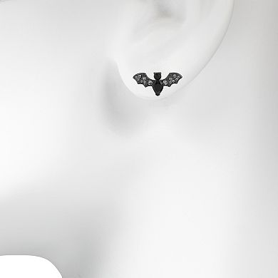 LC Lauren Conrad Batty Button Earrings