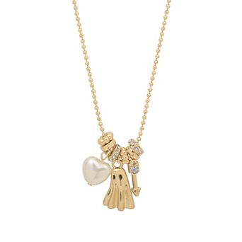 LC Lauren Conrad Ghost In Love Pendant Necklace