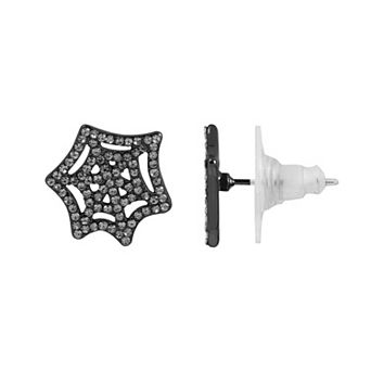 LC Lauren Conrad Caught In My Web Button Earrings