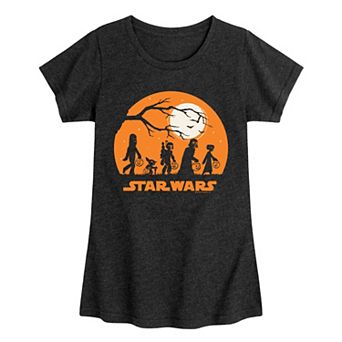 Girls 7-16 Star Wars Halloween Silhouette Graphic Tee