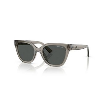 Armani Exchange Cat Eye Dark Grey Sunglasses