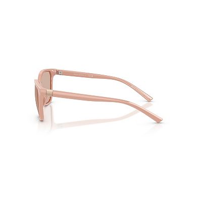 Armani Exchange Cat Eye Light Brown Sunglasses