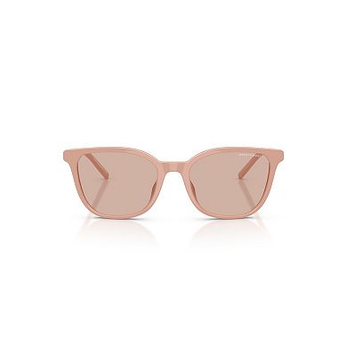 Armani Exchange Cat Eye Light Brown Sunglasses