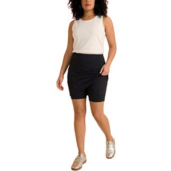 Roaman's Women's Plus Size Soft Sculpt A-Line Pull-On Skort
