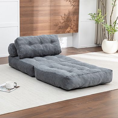 Merax Folding Sofa Bed, Convertible Sleeper Chair with Pillow Foldable Mattress