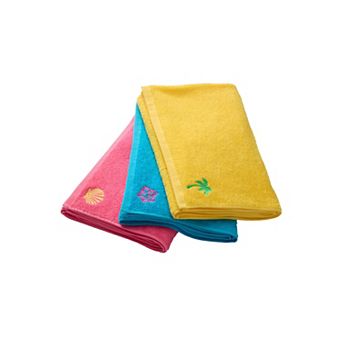 Swim 365 Women's Plus Size Embroidered Towel