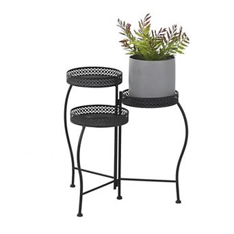 Stella & Eve Metal Curved Folding 3 tier Plant Stand