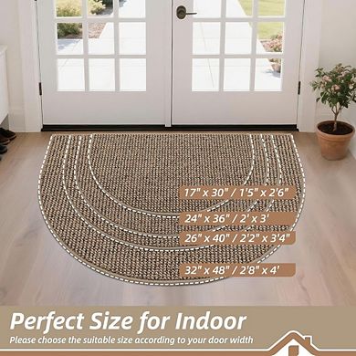 Dirt Trapper Non Slip Washable Door Mat Absorbent Low Profile Entryway Rug