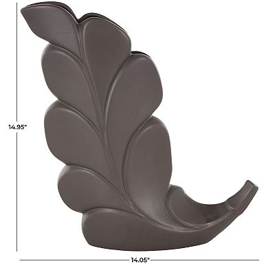 Stella & Eve Ceramic Slanted Decorative Vase Table Decor