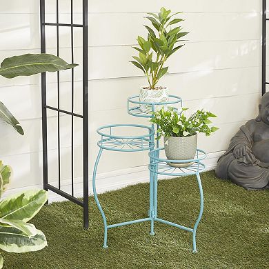 Stella & Eve Metal Indoor / Outdoor 3-Tier Plant Stand